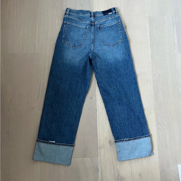 Lulus Mid Rise Cuffed Jeans - Picture 2 of 5